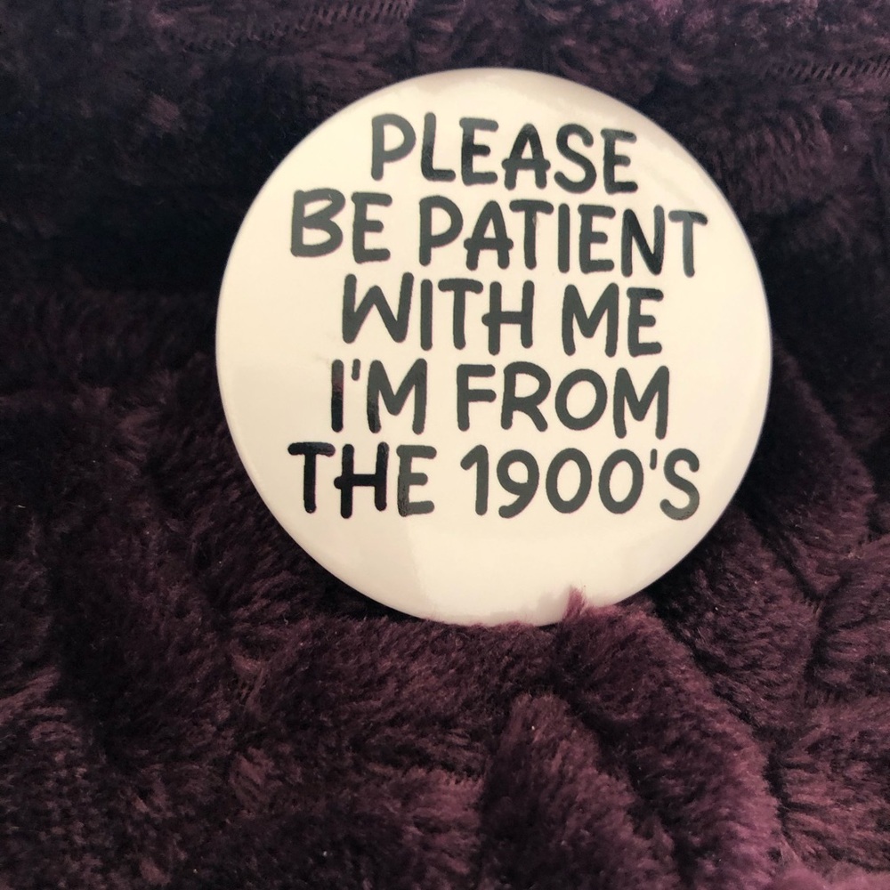 Vintage-Inspired Button Pin